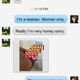 Image for article titled Creepy Things Men Think It's OK to Say to Lesbians on Dating Apps